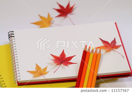 Sketchbooks and colored pencils 13157567