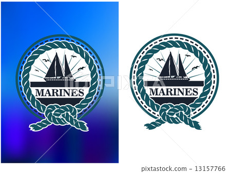 Yachting marine emblem Yachting marine emblem 13157766