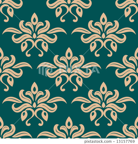 Tulips floral seamless pattern Tulips floral seamless pattern 13157769