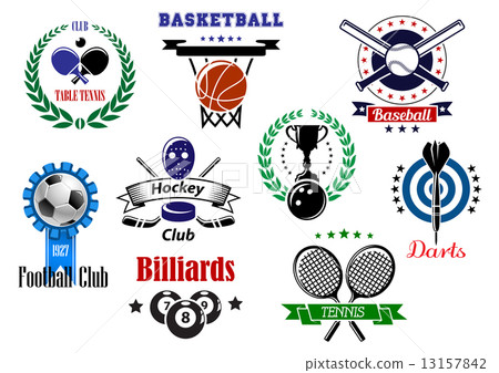 Heraldic sports emblems, symbols and design Heraldic sports emblems, symbols and design 13157842