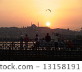 Evening view of Istanbul 13158191