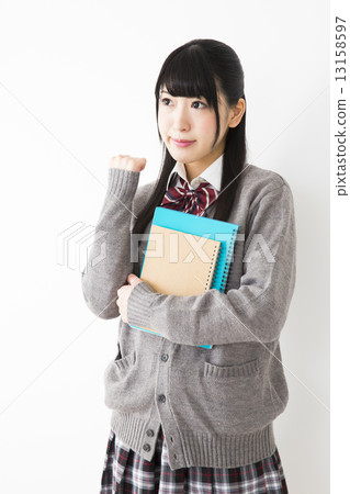 穿制服的學校女生 13158597