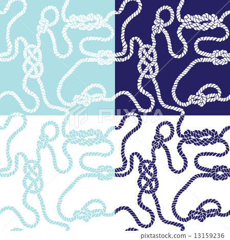 seamless background with marine knots 13159236