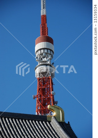 Roof of Zojoji · Tokyo Tower (Shiba Minato-ku, Tokyo) Roof of Zojoji · Tokyo Tower (Shiba Minato-ku, Tokyo) 13159334