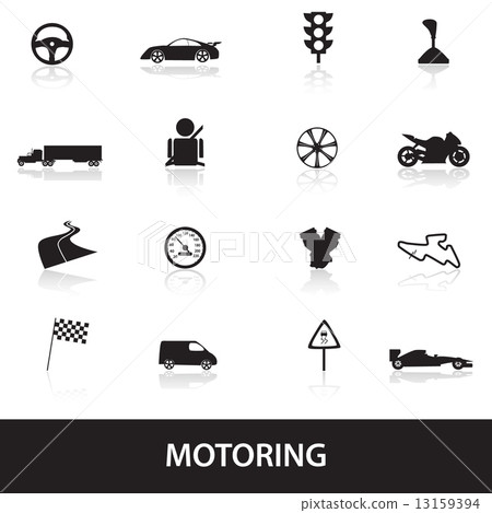 motoring icons eps10 motoring icons eps10 13159394