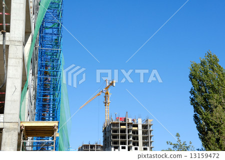 Construction of office building Construction of office building 13159472