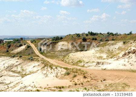 Industrial working out of forming sand Industrial working out of forming sand 13159485