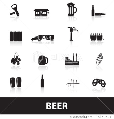 beer icons eps10 13159605