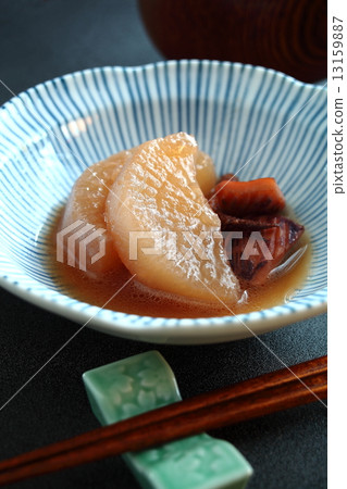 Squid Japanese radish Japanese style dish 13159887
