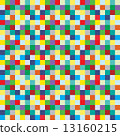 pattern background of small colorful tiles 13160215