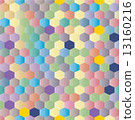 pattern background of colorful combs 13160216