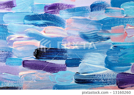 Colorful abstract oil painting pattern 13160260