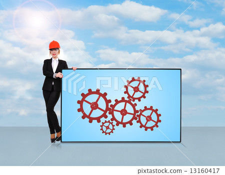 plasma panel with cogs plasma panel with cogs 13160417