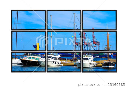 flat panels with yachts flat panels with yachts 13160685