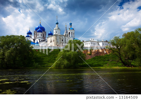 Summer view of nunnery. Bogolyubovo Summer view of nunnery. Bogolyubovo 13164509