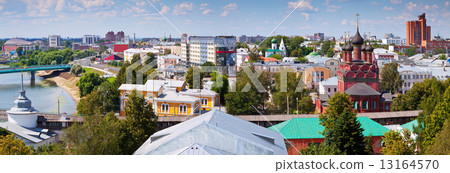 Summer view Yaroslavl. Russia 13164570