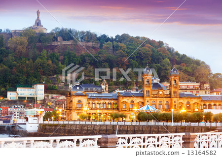 City hall of San Sebastian.  Spain 13164582