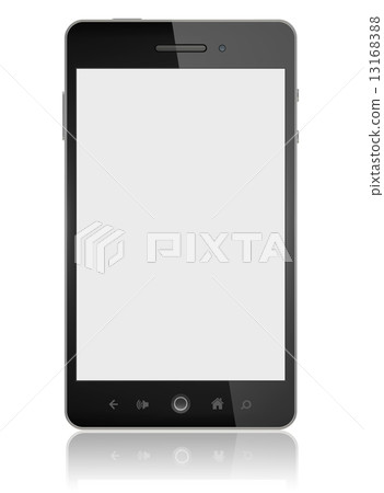 Smart Phone With Blank Screen Isolated Smart Phone With Blank Screen Isolated 13168388