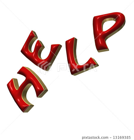 Three-dimensional word Help 13169385