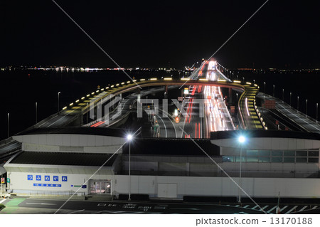Night view seen from Umihotaru PA 13170188