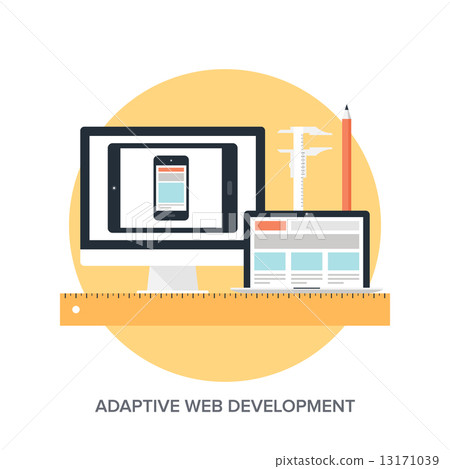 Adaptive web design - Stock Illustration [13171039] - PIXTA