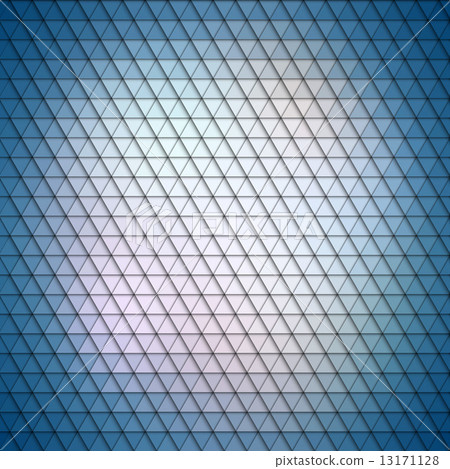 Colorful blue geometric background, abstract triangle pattern vector 13171128