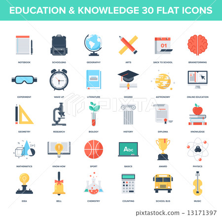 Education Icons-插圖素材 [13171397] - PIXTA圖庫