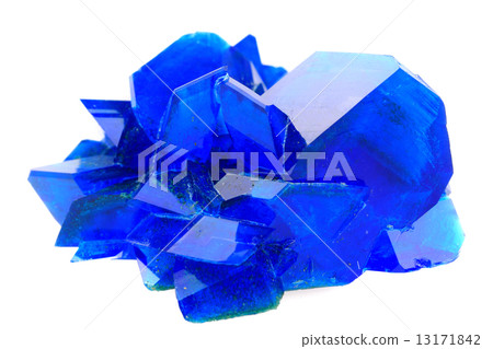 blue vitriol mineral isolated blue vitriol mineral isolated 13171842