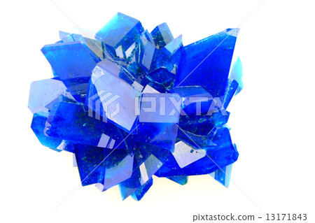 blue vitriol mineral isolated blue vitriol mineral isolated 13171843