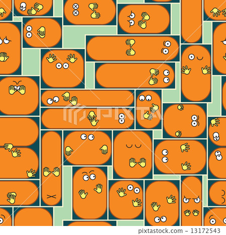 Vector seamless texture - housing in cramped apartments Vector seamless texture - housing in cramped apartments 13172543