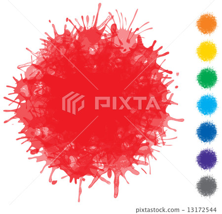 Vector color blots - set of elements for design Vector color blots - set of elements for design 13172544