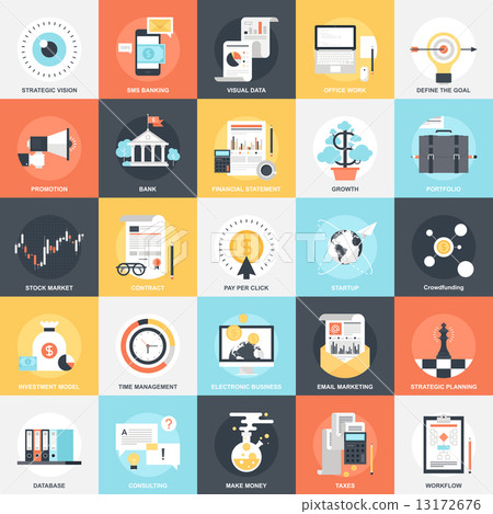 Business Icons. 13172676