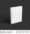 Blank book, textbook, booklet or notebook mockup. 13173725
