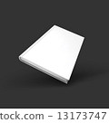 Blank book, textbook, booklet or notebook mockup. 13173747