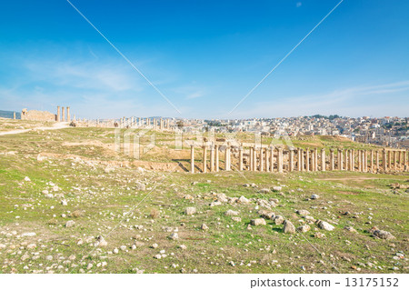 Ancient Rome city Gerasa (Jordan, Jellash) 13175152
