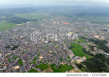岡山縣一般企業城市的航拍照片 岡山縣一般企業城市的航拍照片 13175806