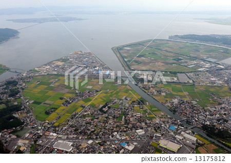 Aerial view of Higashi Matsue 13175812
