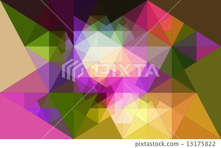 Abstract Background Of Triangles 13175822