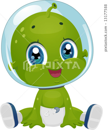 Alien Baby Boy Diaper 13177588
