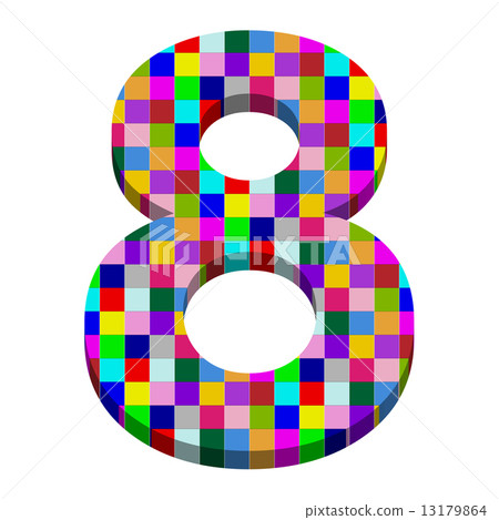 8 Number check - Stock Illustration [13179864] - PIXTA