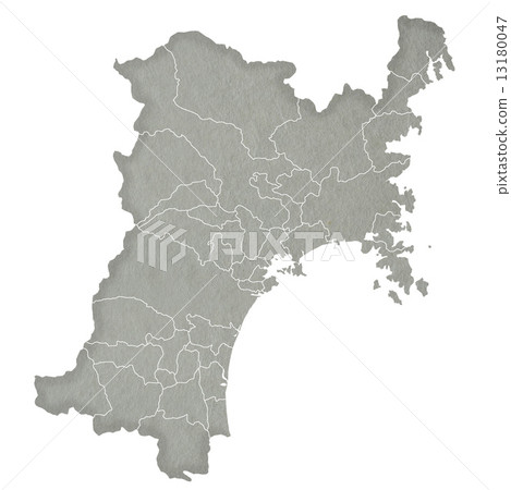 Miyagi Prefecture Map 13180047