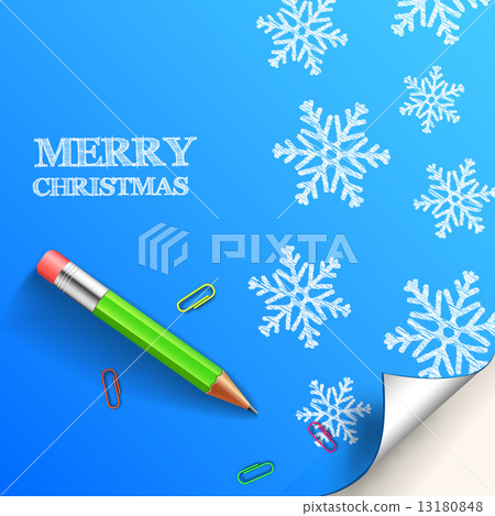 Merry christmas and happy new year background concept. Vector il 13180848