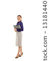 Asian Female Business woman on White Background 13181440