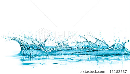 turquoise water splash 13182887