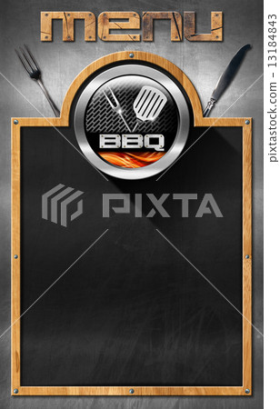 Blackboard for Barbecue Menu 13184843