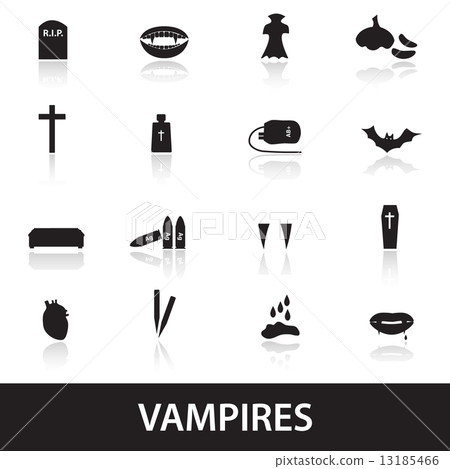 vampire icons eps10 vampire icons eps10 13185466