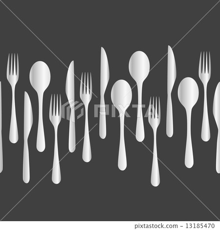 kitchen cutlery - fork, spoon, knife eps10 kitchen cutlery - fork, spoon, knife eps10 13185470