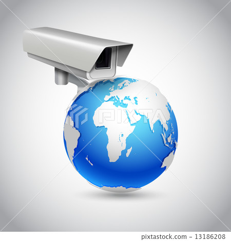 Global surveillance concept 13186208