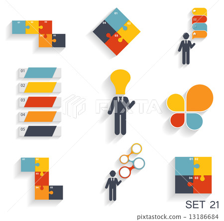 Collection of Infographic Templates for Business Vector Illustra Collection of Infographic Templates for Business Vector Illustra 13186684