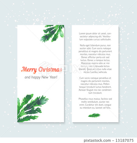 Vector christmas card 13187075